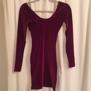 Velvet Bodycon American apparel